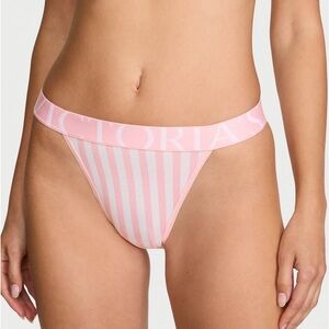 NWT Victoria's Secret Exploded Logo Cotton 90s Brief Panty.